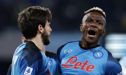 Victor Osimhen, Khvicha Kvaratskhelia, napoli, 2022/23