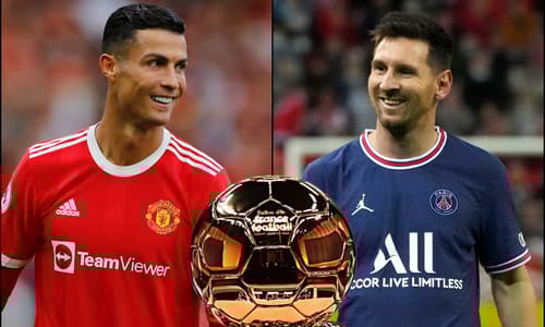 Cristiano Ronaldo and Lionel Messi 