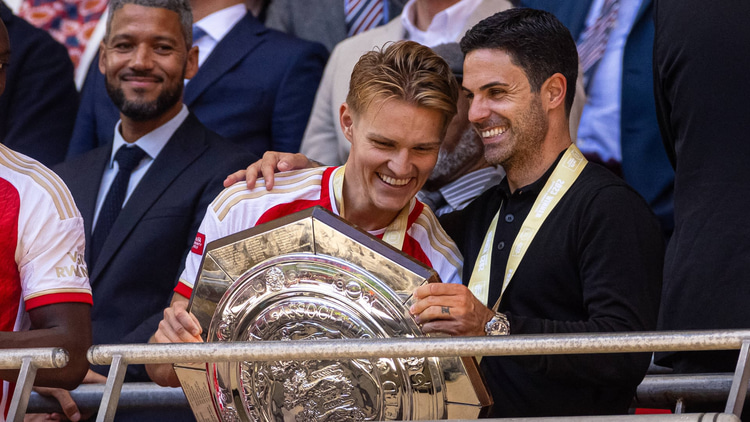 Martin Odegaard has been a crucial player under Mikel Arteta at Arsenal.