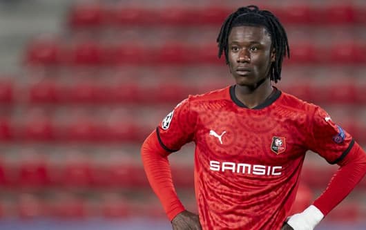 Man Utd target Eduardo Camavinga playing for Rennes, Ligue 1 2020/21