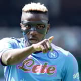 Victor Osimhen in action for Napoli.