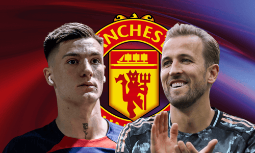 Benjamin Sesko, Harry Kane, Man Utd