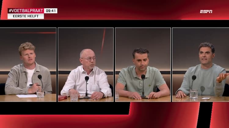 Bij het programma Voetbalpraat wordt onder meer het functioneren van Sven Mislintat besproken.