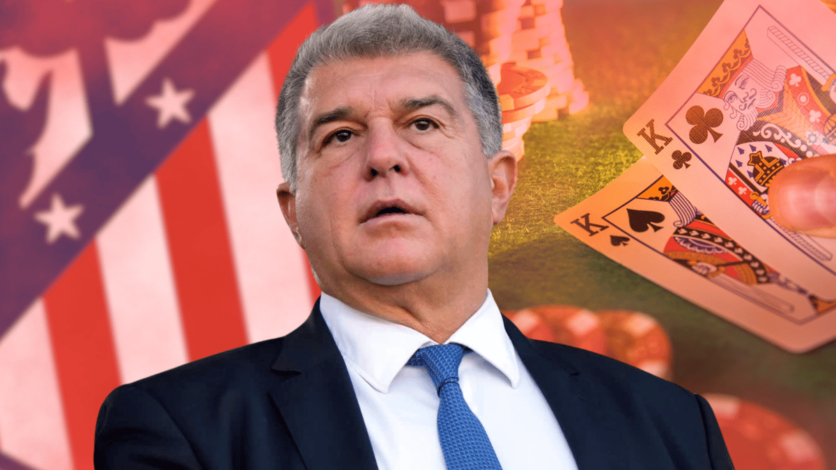 Joan Laporta, Atlético Madrid, Poker