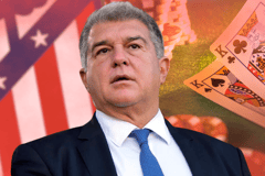 Joan Laporta, Atlético Madrid, Poker