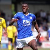 Patson Daka playing for Leicester in pre-season versus QPR