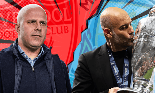 Arne Slot, Liverpool, Pep Guardiola, Man. City