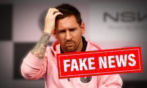 Lionel Messi, Inter Miami, fake news