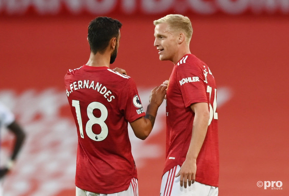 Van de Beek tops Man Utd list for players with the biggest loss percentage