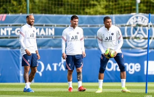 Mbappe, Messi and Neymar, PSG, 2021-22