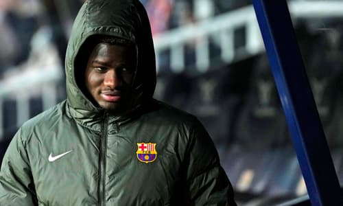 Barcelona youngster Mikayil Faye.