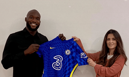 New Chelsea signing Romelu Lukaku