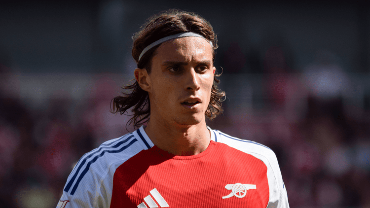Riccardo Calafiori joined Arsenal in 2024