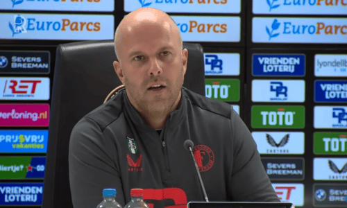 Arne Slot, Feyenoord, persconferentie 2023/24