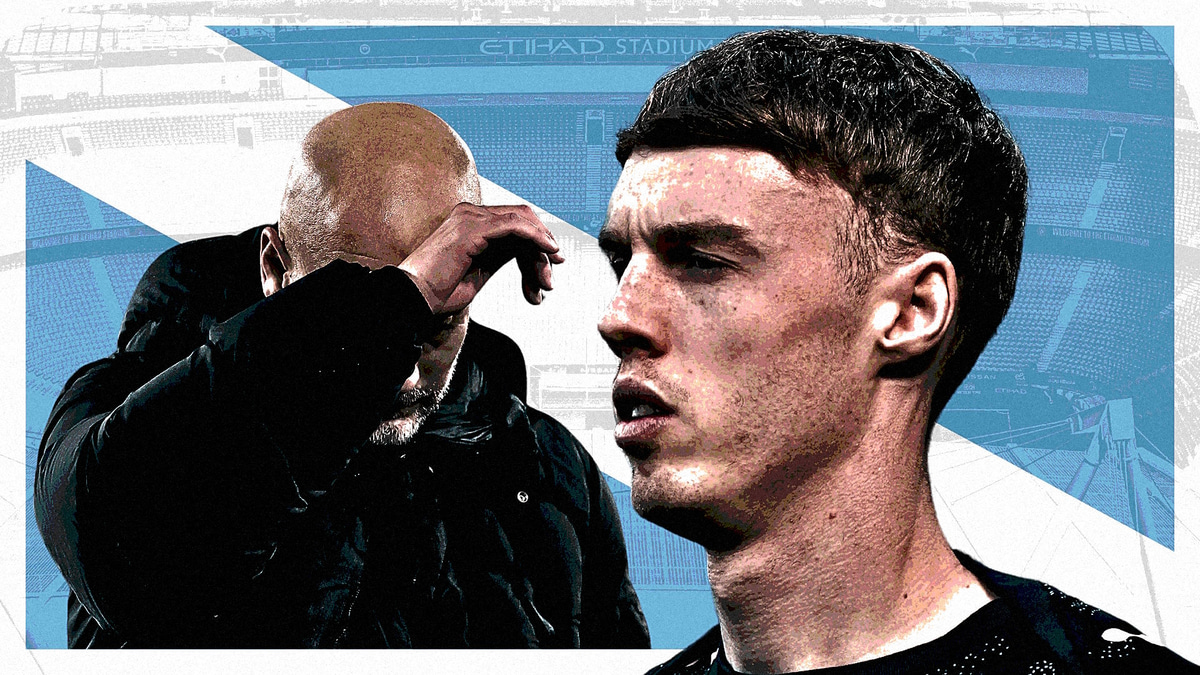 Pep Guardiola, Cole Palmer, Man City