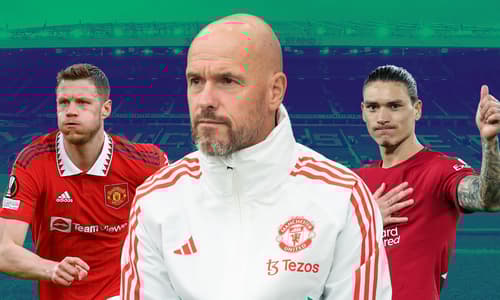Wout Weghorst, Erik ten Hag, Darwin Nunez