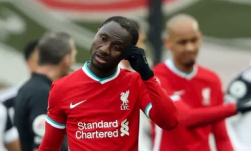 Liverpool midfielder Naby Keita.