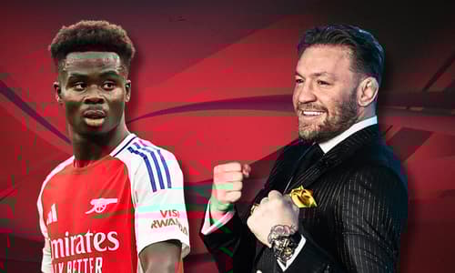 Bukayo Saka, Conor McGregor, Arsenal
