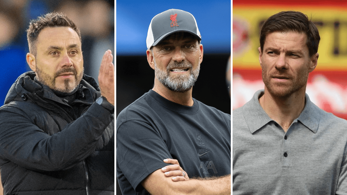 Roberto De Zerbi, Jurgen Klopp, Xabi Alonso