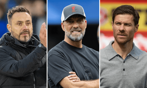 Roberto De Zerbi, Jurgen Klopp, Xabi Alonso