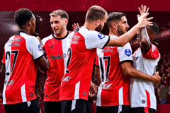 Antoni Milambo, Santiago Giménez, Luka Ivanusec, Feyenoord