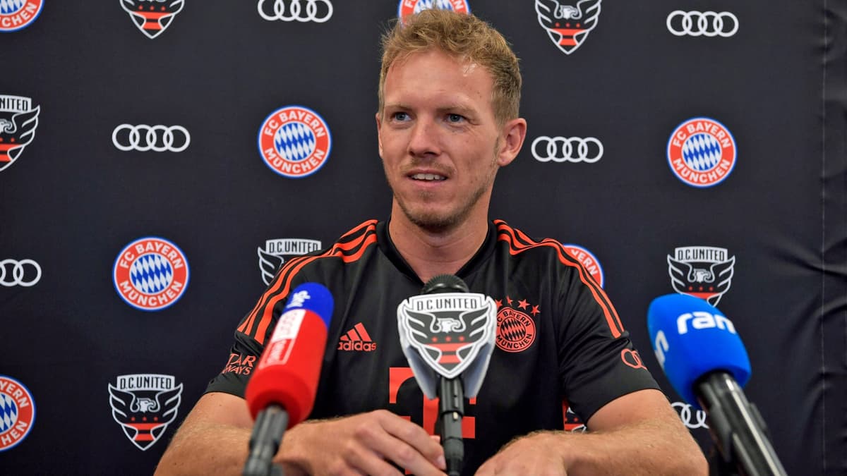 Julian Nagelsmann ahead of Bayern Munich's match with D.C. United.