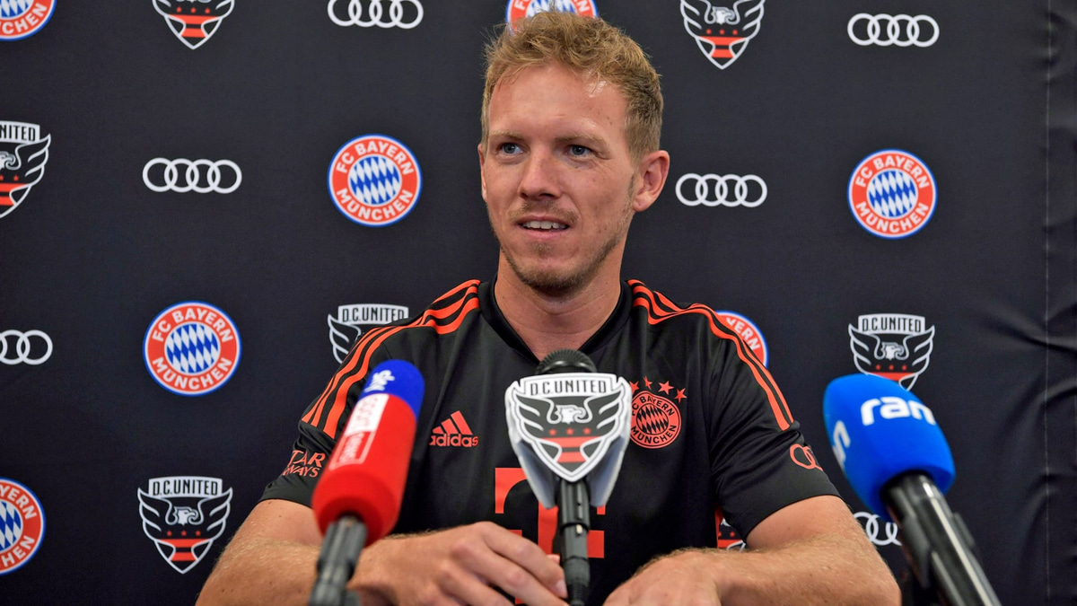 Julian Nagelsmann ahead of Bayern Munich's match with D.C. United.
