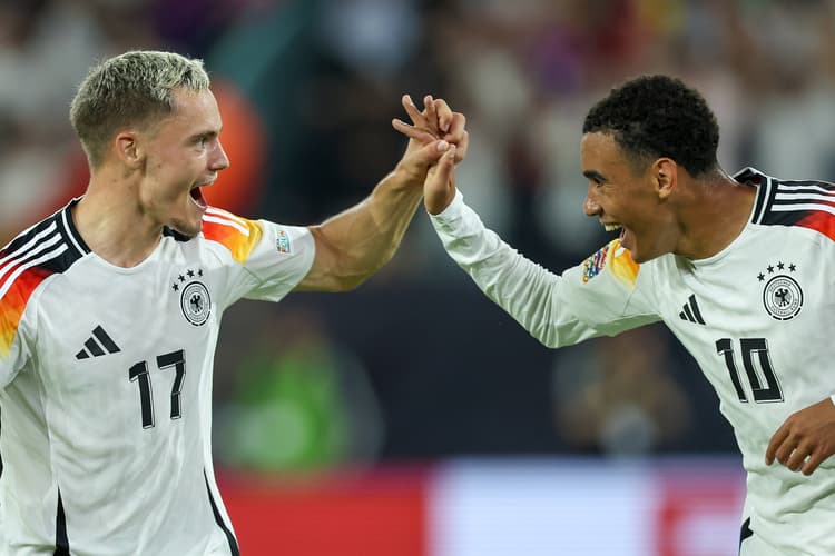 Florian Wirtz and Jamal Musiala have starred together for Germany
