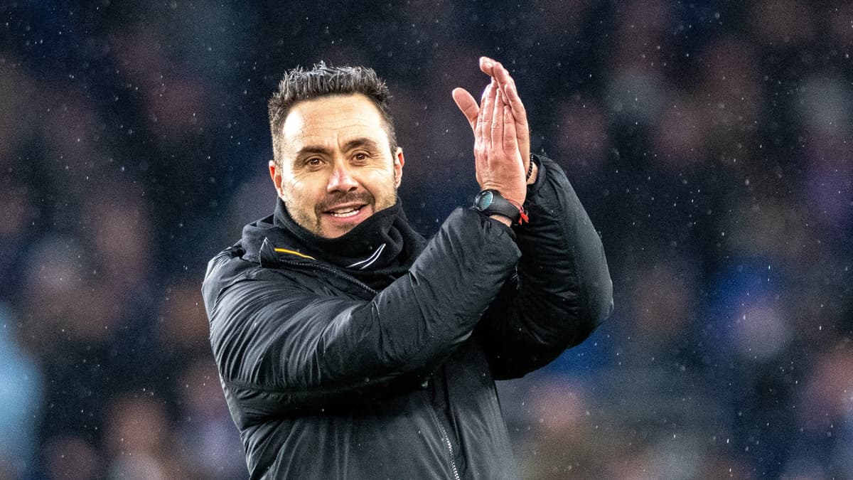 Brighton manager Robert De Zerbi.