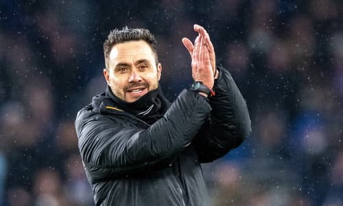 Brighton manager Robert De Zerbi.