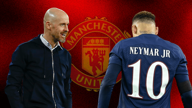 Neymar has been linked to Man Utd