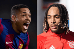 Vitor Roque, Sacha Boey, Barcelona, Bayern Munich, 2023/24