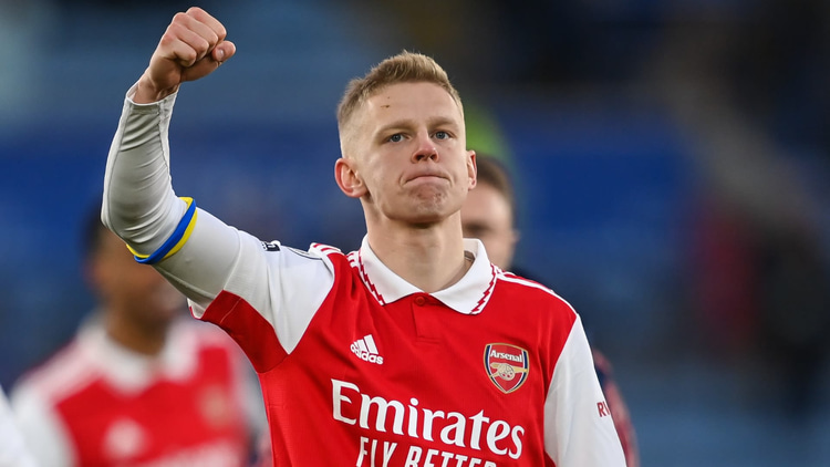 Arteta was full of praise for Zinchenko