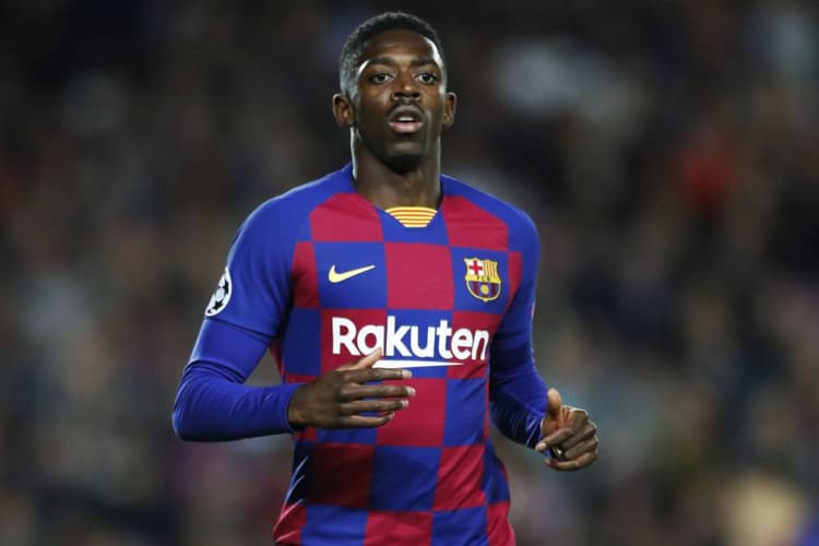 Ousmane Dembele's contract at Barcelona is set to expire in 2022