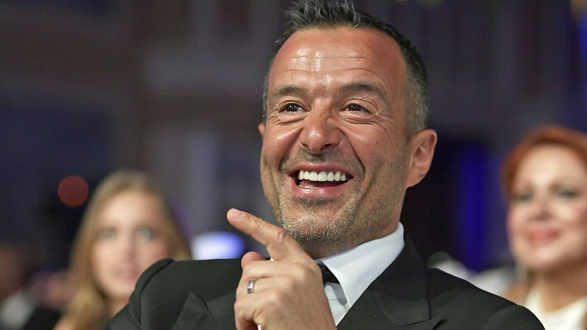 Jorge Mendes at the Globe Soccer Wards.