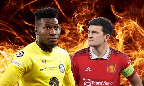 Andre Onana, Harry Maguire, Man Utd, 2023/24