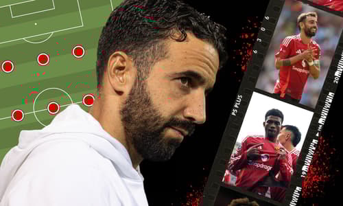 Ruben Amorim, Bruno Fernandes, Amad Diallo, Man Utd, 2024/25