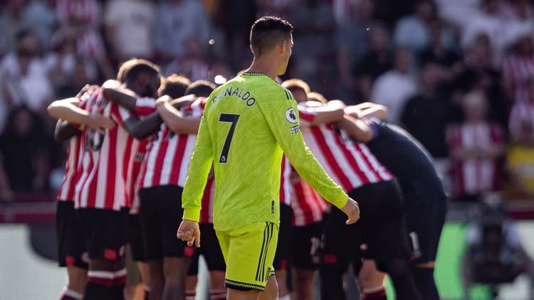 Cristiano Ronaldo, Brentford v Man Utd, 2022/23