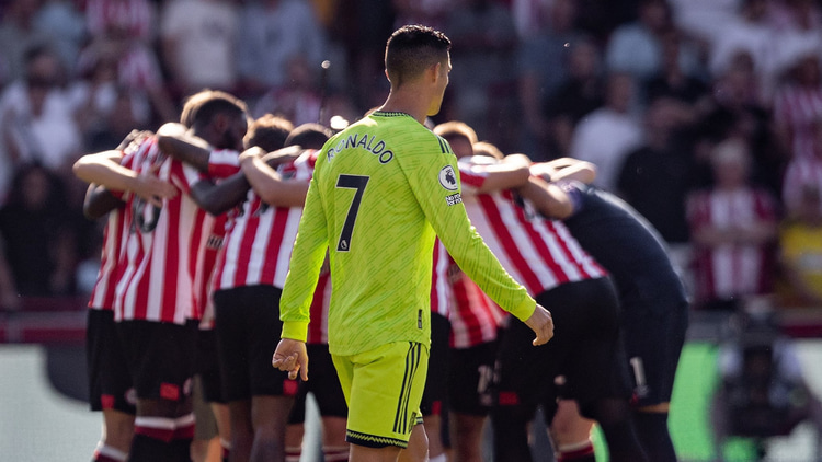 Cristiano Ronaldo, Brentford v Man Utd, 2022/23