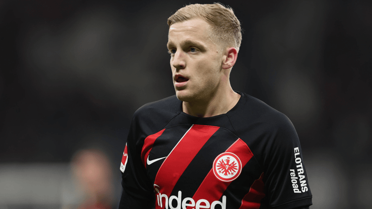 Donny van de Beek is currently on loan at Eintracht Frankfurt