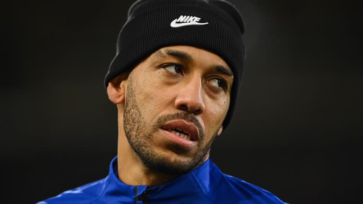 Aubameyang has been linked with a Chelsea exit