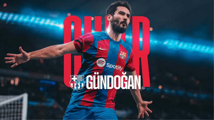 Ilkay Gundogan joined Barcelona on a Bosman Transfer