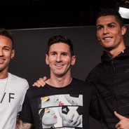 Neymar, Lionel Messi, Cristiano Ronaldo