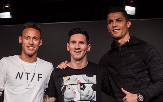 Neymar, Lionel Messi, Cristiano Ronaldo
