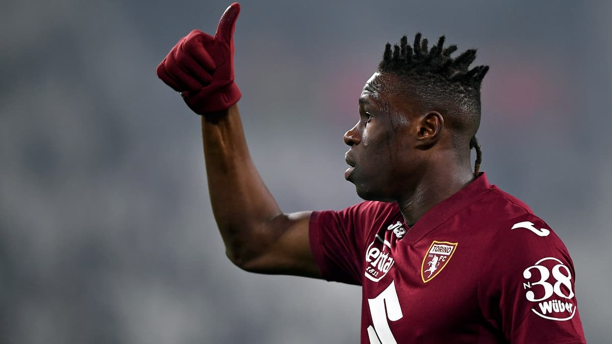Wilfried Singo in action for Torino.