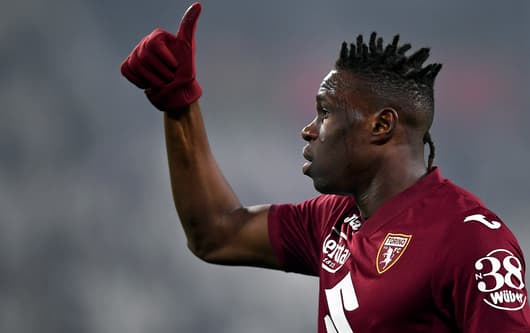 Wilfried Singo in action for Torino.