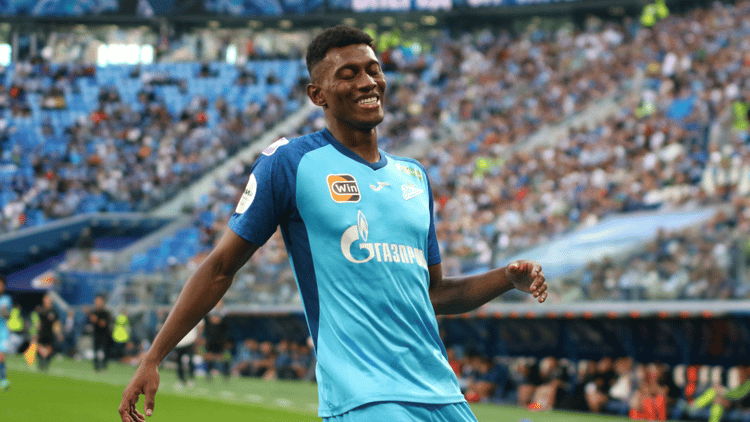 Mateo Cassierra is dit seizoen met zes doelpunten de topscorer van Zenit St. Petersburg.