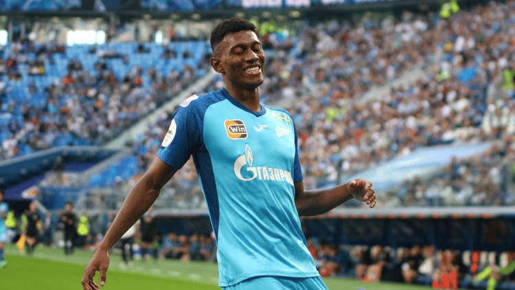 Mateo Cassierra is dit seizoen met zes doelpunten de topscorer van Zenit St. Petersburg.