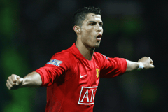 Manchester United forward Cristiano Ronaldo