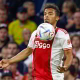 Owen Wijndal plays for Ajax in a friendly